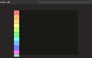 Tier List Maker screenshot 1