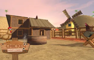 Chicken 3D Shooter Simulator screenshot 1