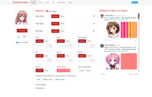 MakeGirlsMoe screenshot 1