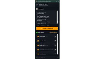 Grocery to Cart screenshot 1