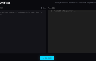 JSON Fixer screenshot 1