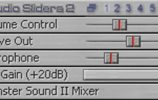 Various modes of the control panel.