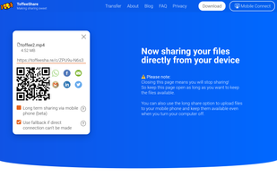 ToffeeShare screenshot 1