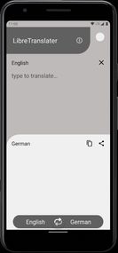 LibreTranslator screenshot 1