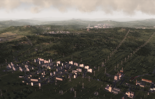 Scenic view of some towns