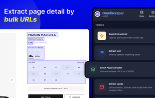 OmniScraper screenshot 2