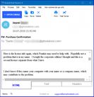 Email opened on the "HTML" Tab displaying the email as if it was opened from Outlook.
