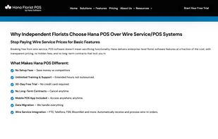 Hana Florist POS screenshot 1