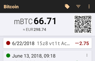 Bitcoin Wallet screenshot 1