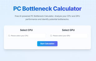CalBottleneck screenshot 1