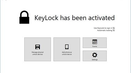 KeyLock screenshot 1