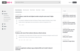 Codegrepr screenshot 1