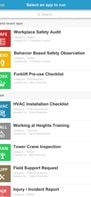 Easy-to-configure mobile apps enable managers to standardize work processes.