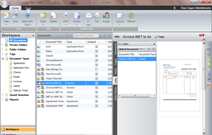 Link related documents to one another to toggle between them