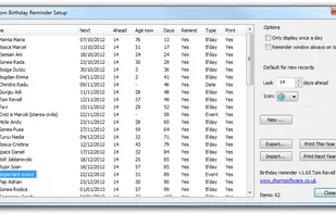 Zhorn Birthday Reminder screenshot 1