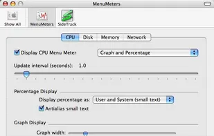 MenuMeters screenshot 1