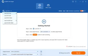 AnyMP4 DVD Ripper screenshot 1