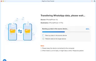 transfer chats process