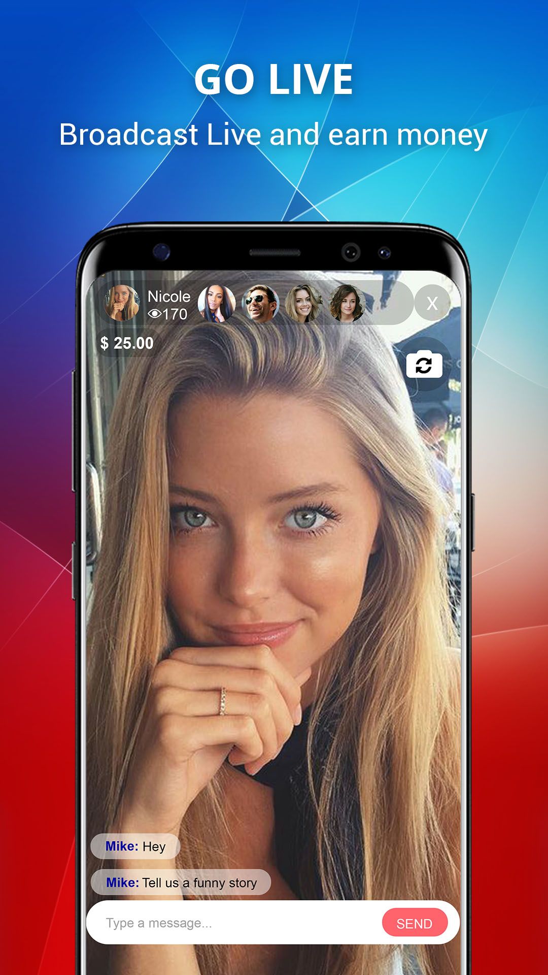 Vidioo: Free Voice and Video Calls and Live Broadcasting Video! |  AlternativeTo