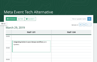 Pretalx screenshot 3