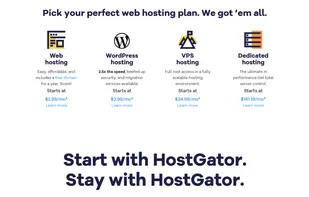 HostGator screenshot 1