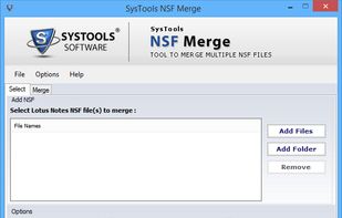SysTools NSF Merge screenshot 1