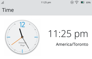 KClock Clock screenshot 1