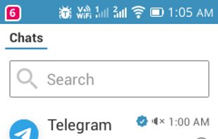 Telegram4KaiOS screenshot 1