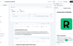 Slate Builder: Lesson Editor