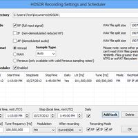 HDSDR Recording Scheduler.