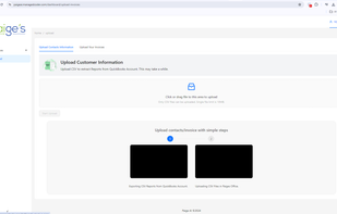 Upload customer info