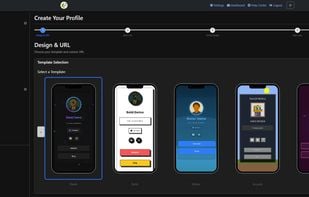 Select Profile Page Template