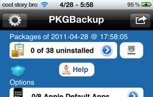 PkgBackup screenshot 2