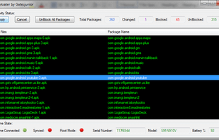 Debloater screenshot 2