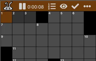 Solving using the mobile UI in dark mode