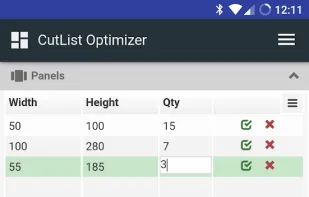 CutList Optimizer screenshot 1