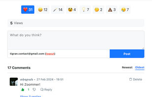 Zoomment screenshot 1