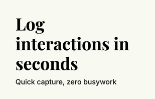 Reach - Personal CRM screenshot 2