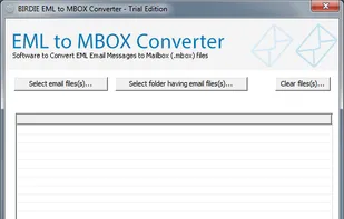 Birdie EML to MBOX Converter screenshot 1