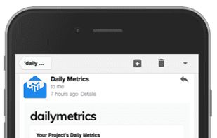 Mobile friendly email