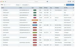 People and Contacts Manager