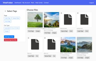 Organize files with tags