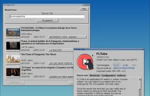 FLTube 2.0.3 at Tiny Core Linux