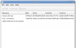 GtkHash screenshot 1