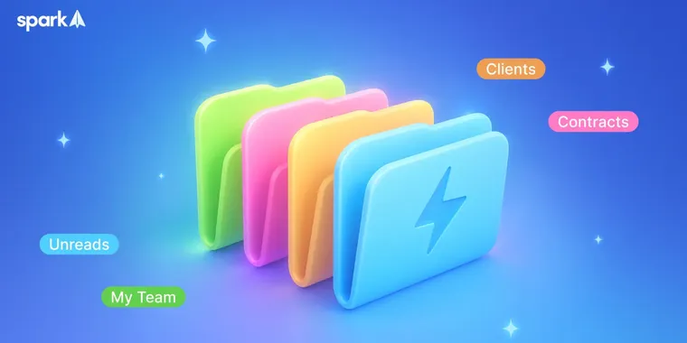 Spark Mail launches customizable Smart Folders for advanced email filtering image