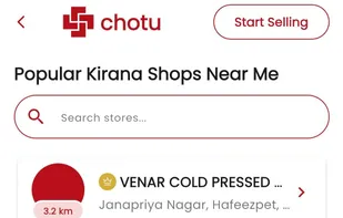 chotu buyer application inteface