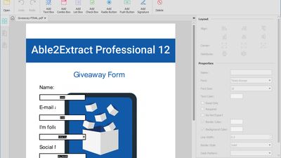 Edit PDF Forms