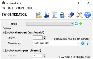 Password Tech screenshot 1