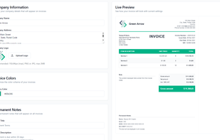Personalize your invoice