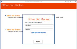 EmailDoctor Office 365 Backup Tool screenshot 1